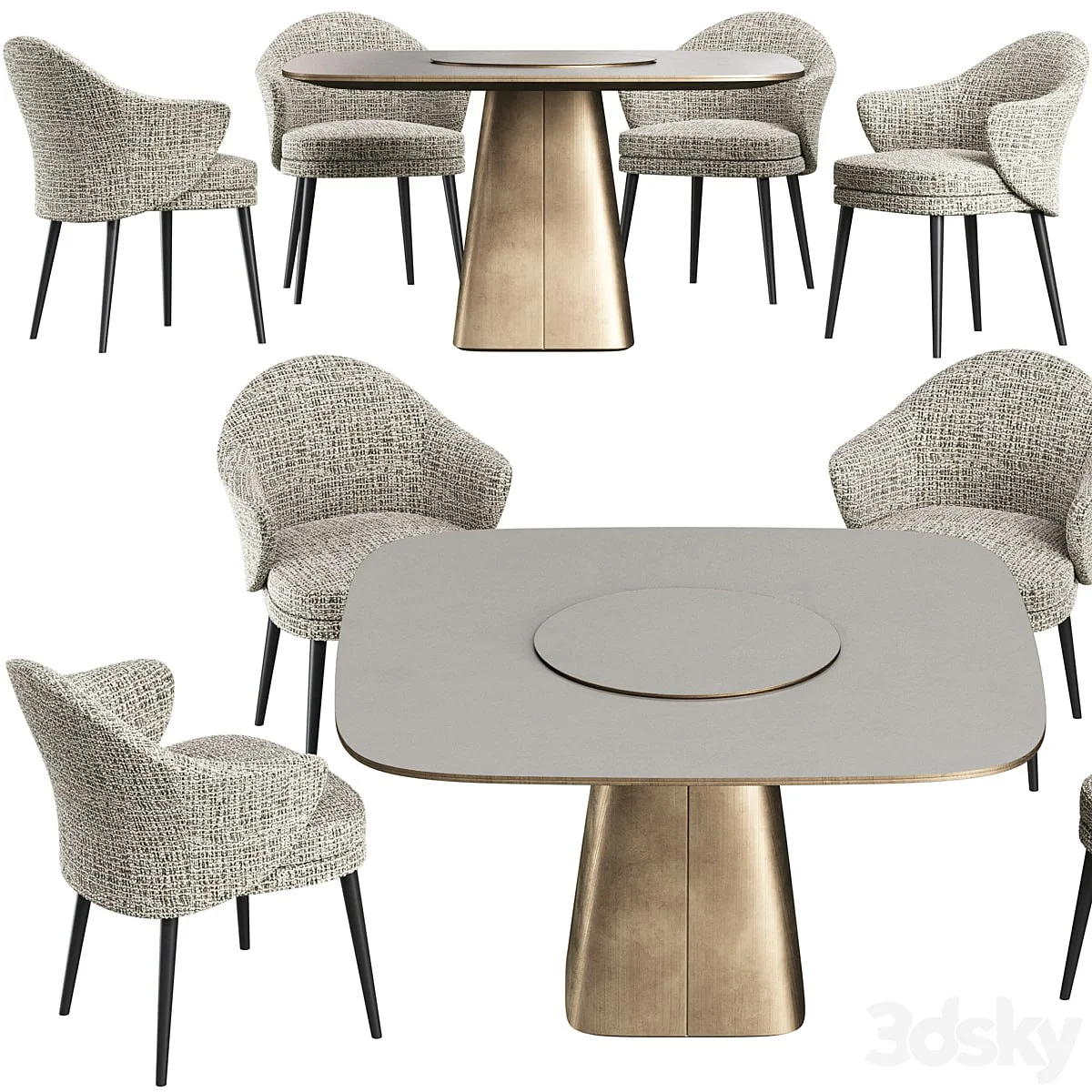 Dining table Wooddi Kahli and chair Lavsit Andy